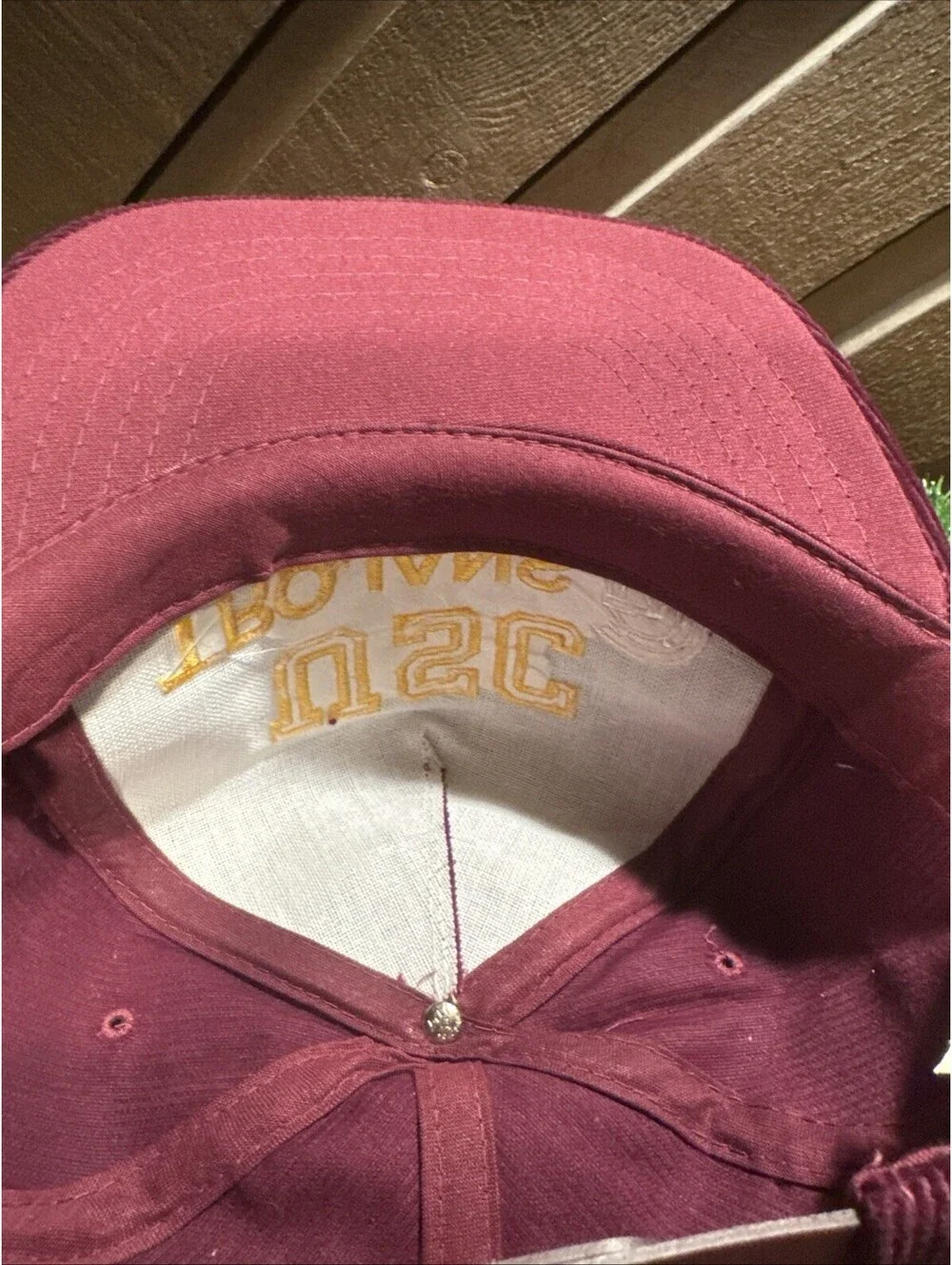 VTG 80’s USC Trojans Corduroy SnapBack By Yupoong Rare DS NWOT